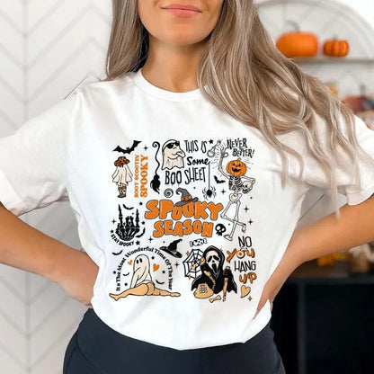 Halloween Tees! Womens Spooky Graphic T-Shirts