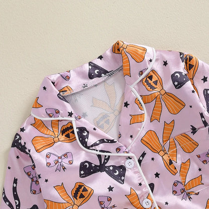 Halloween Pajamas! Girl’s Long Sleeve Pajama Sets