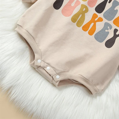 Girl's & Boy's Thanksgiving *Little Turkey* Sweatshirt Onesies