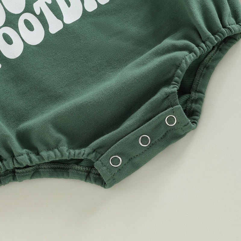 Boy's & Girl's Football Sweatshirt Rompers "Game Day"