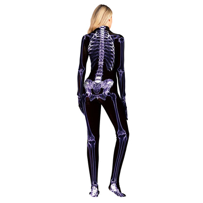 Skeleton Bodysuits! Full One Piece Halloween, Day of The Dead, Cosplay, Party Costumes