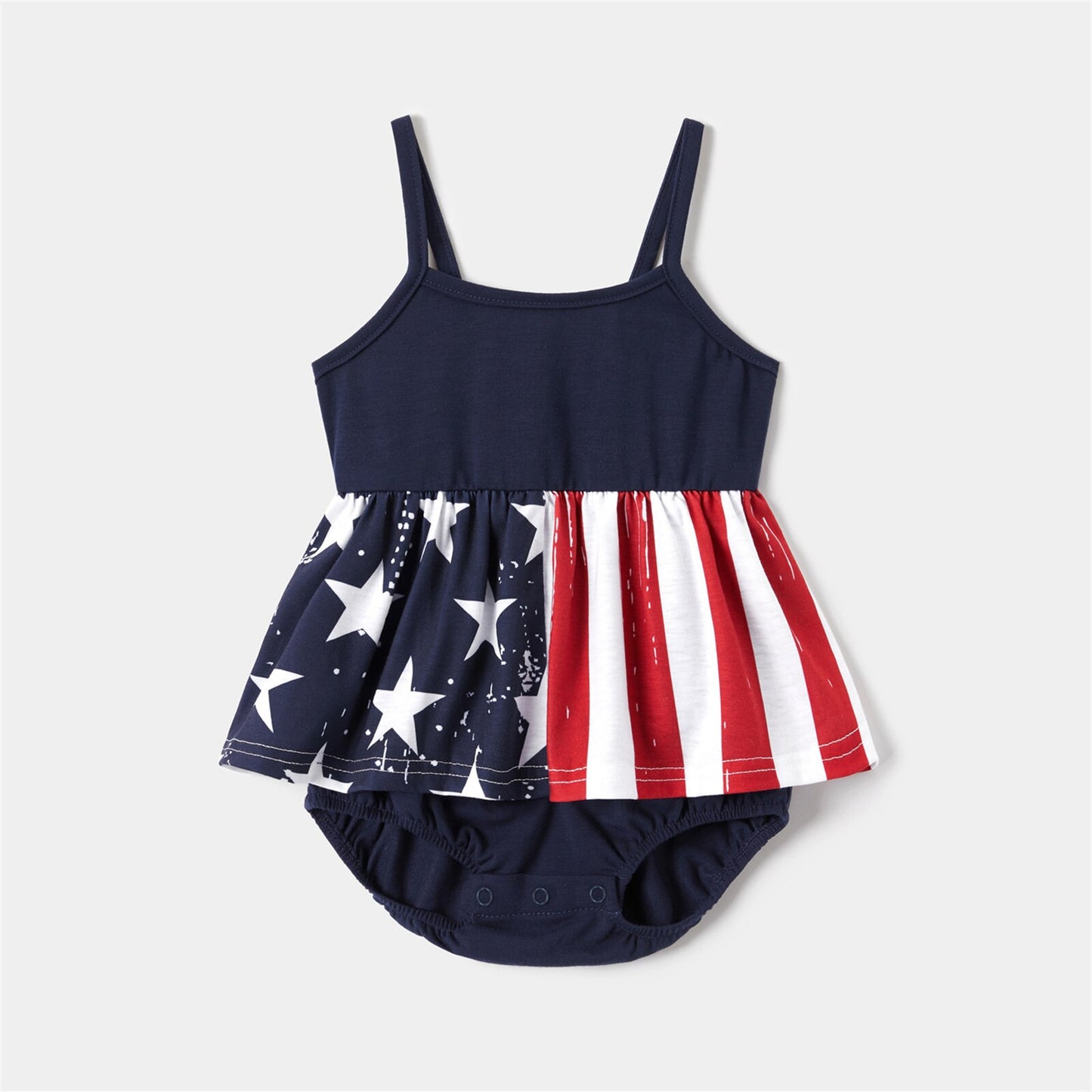 Family Matching! Independence Day Stars & Stripes Cami Flag Dresses, T-Shirts, Rompers
