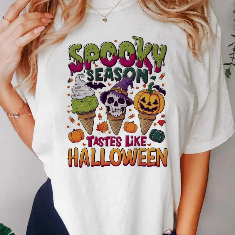 Halloween Tees! Womens Spooky Graphic T-Shirts