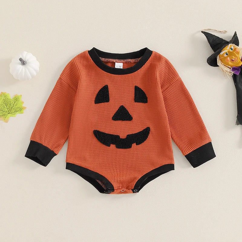 Halloween Onesie Sweaters! Boy's & Girl's Ghost & Pumpkin Print Tops