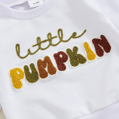 2-piece Sets! Girl's & Boy's *Little Pumpkin* Fall Sweatshirt & Sweatpants