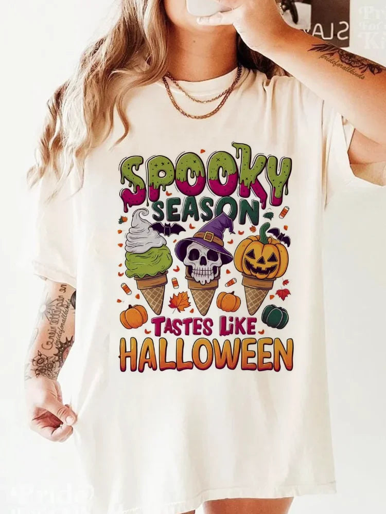 Halloween Tees! Womens Spooky Graphic T-Shirts