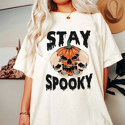 Halloween Tees! Womens Spooky Graphic T-Shirts