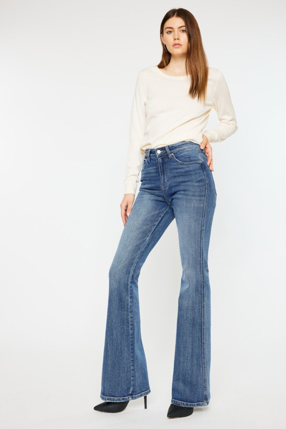 High Waist Flare Jeans