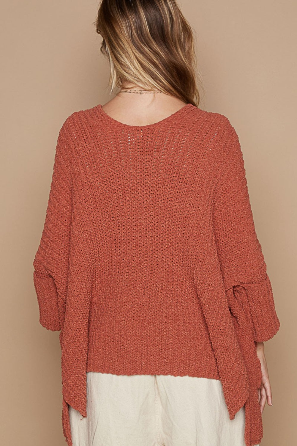 Open Front Sweater Cardigan with Pockets