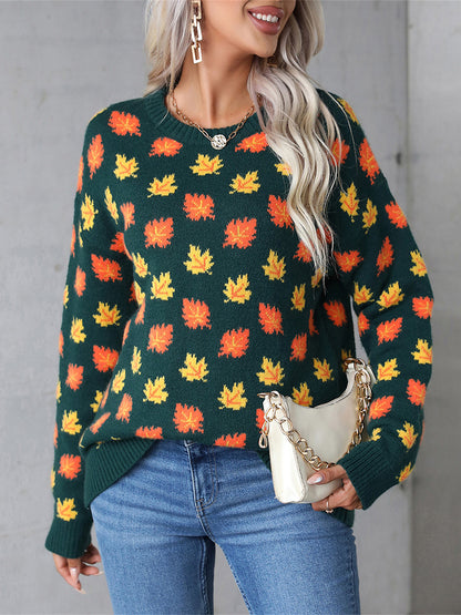 Round Neck Long Sleeve Sweater