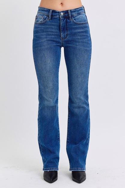 Run Mid-Rise Bootcut Jeans with Thermal Lining