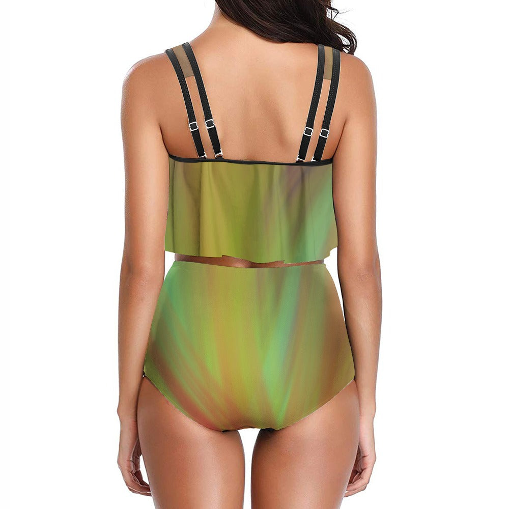 Women's Stretchy Multicolor Bikini Swimsuits