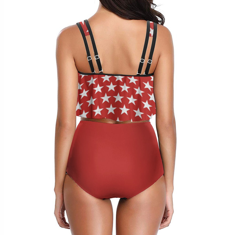 Women's Stretchy 4th of July Bikini Swimsuits