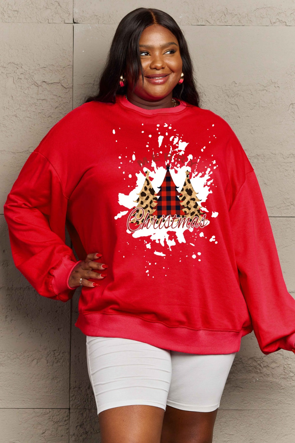 MERRY CHRISTMAS Graphic Sweatshirt