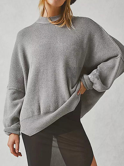 Round Neck Long Sleeve Sweater