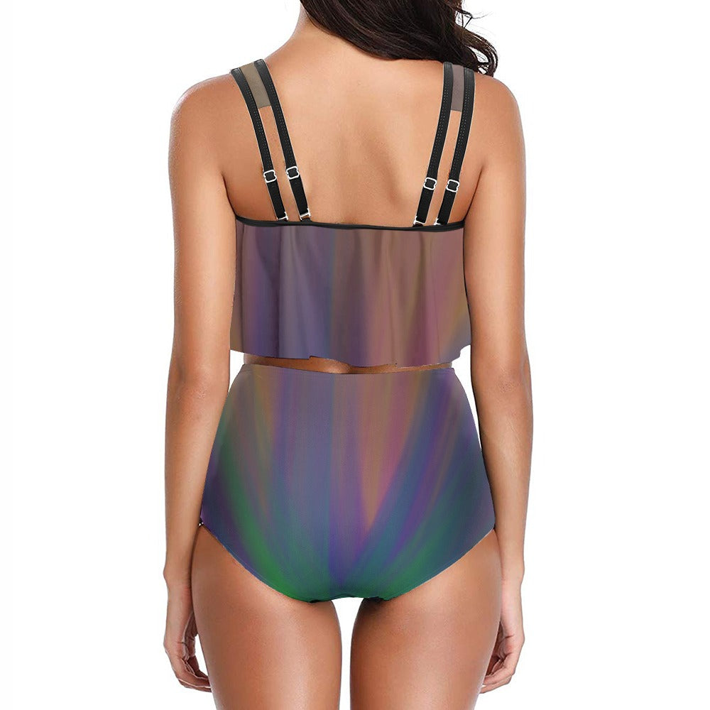 Women's Stretchy Multicolor Bikini Swimsuits
