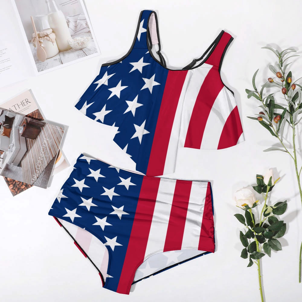 Women's 2-Piece 4th of July Plus Bikinis