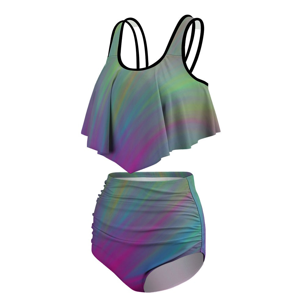 Women's Stretchy Multicolor Bikini Swimsuits