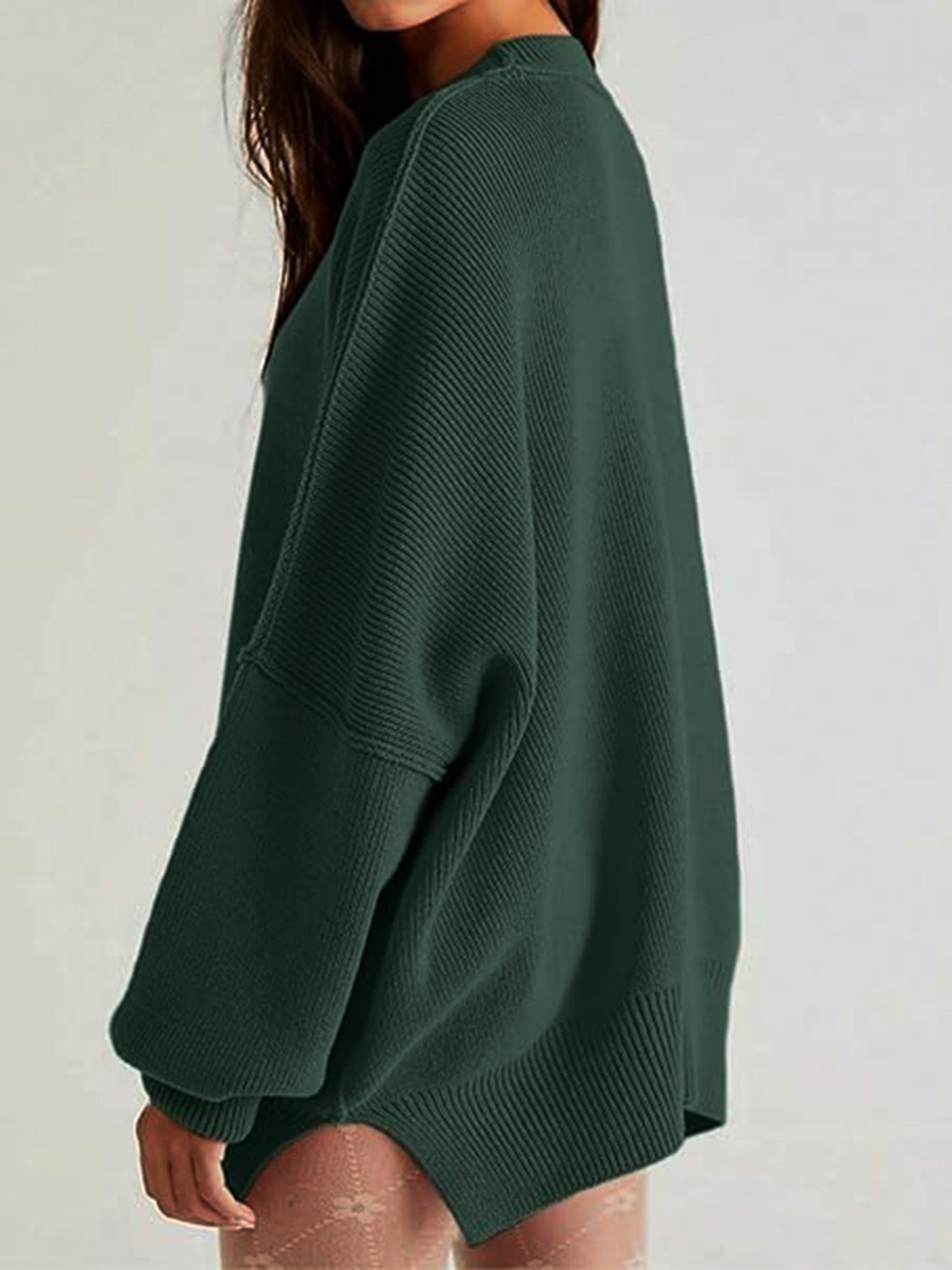 Round Neck Long Sleeve Sweater