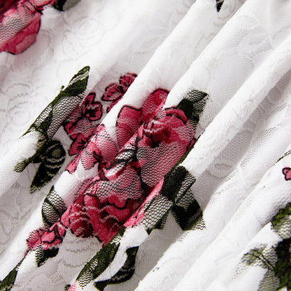 Family Matching! Floral Drawstring Ruched Dresses & Raglan T-Shirts