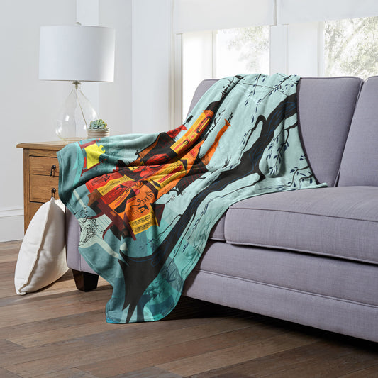 Cartoon Network's Foster's Home for Imaginary Friends Silk Touch Throw Blanket 50"x60", Fosters Home