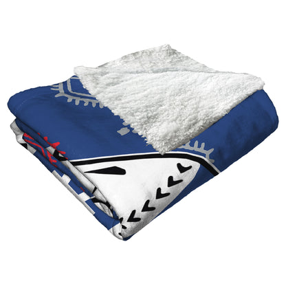 CANDY SKULL - DODGERS Silk Touch Sherpa Blanket 50"x60"