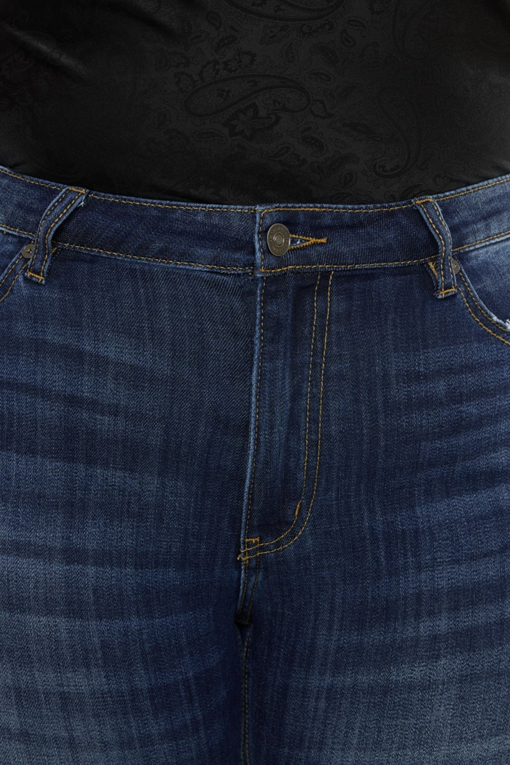 Mid Rise Slim Flare Jeans