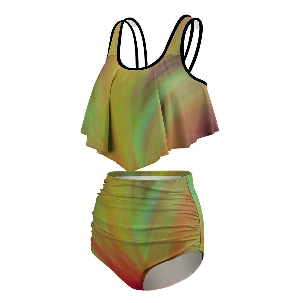 Women's Stretchy Multicolor Bikini Swimsuits