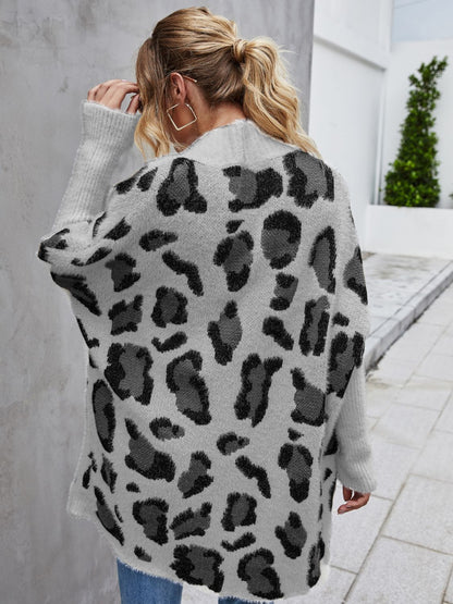 Leopard  Fuzzy Cardigan