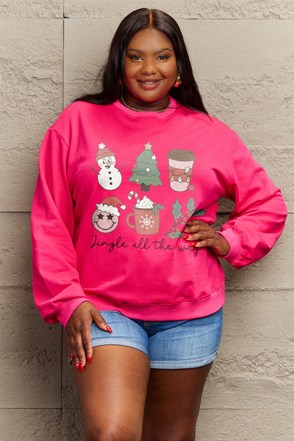 JINGLE ALL THE WAY Long Sleeve Sweatshirt