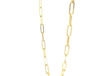 10K Yellow Gold Paperclip Chain (2.50 mm)