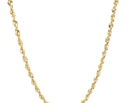 14k Yellow Gold Light Rope Chain (2.50 mm)