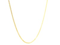 14k Yellow Gold Round Cable Link Chain (1.20 mm)