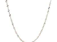 14k White Gold Singapore Chain (2.10 mm)