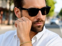 5.0mm 14k Yellow Gold Semi Solid Miami Cuban Bracelet