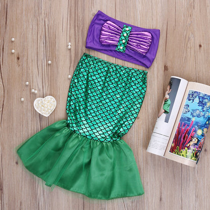 Little Girls 2-piece Mermaid Swimsuit