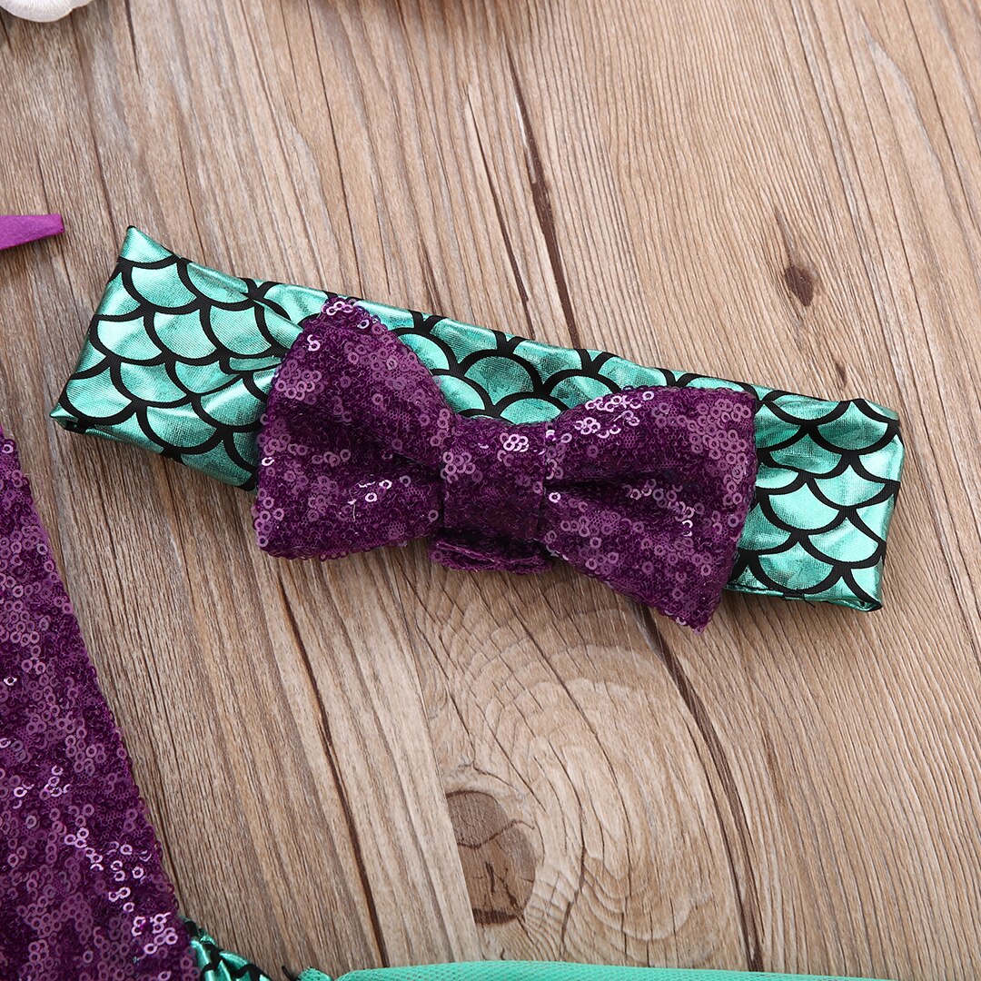 Mermaid Dress with Matching Headband