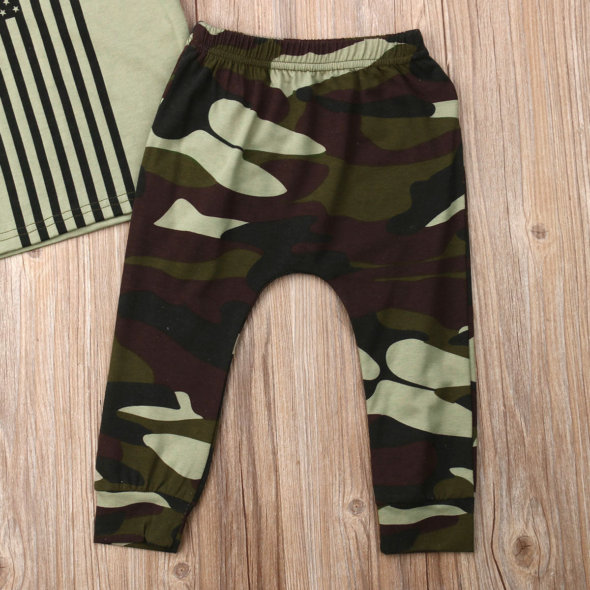 Baby Boy's American Camo Outfit