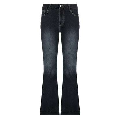 Low Rise Flared Skinny Jeans