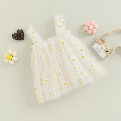 Girl's Tulle Daisy  Dresses