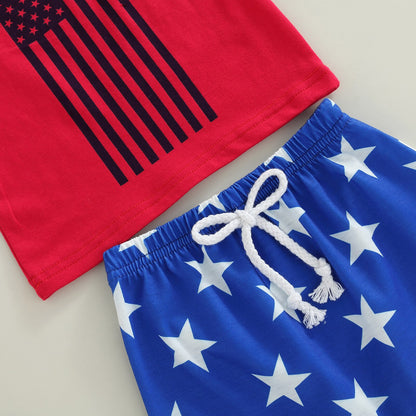 2-piece Baby Boys Independence Day Outfit