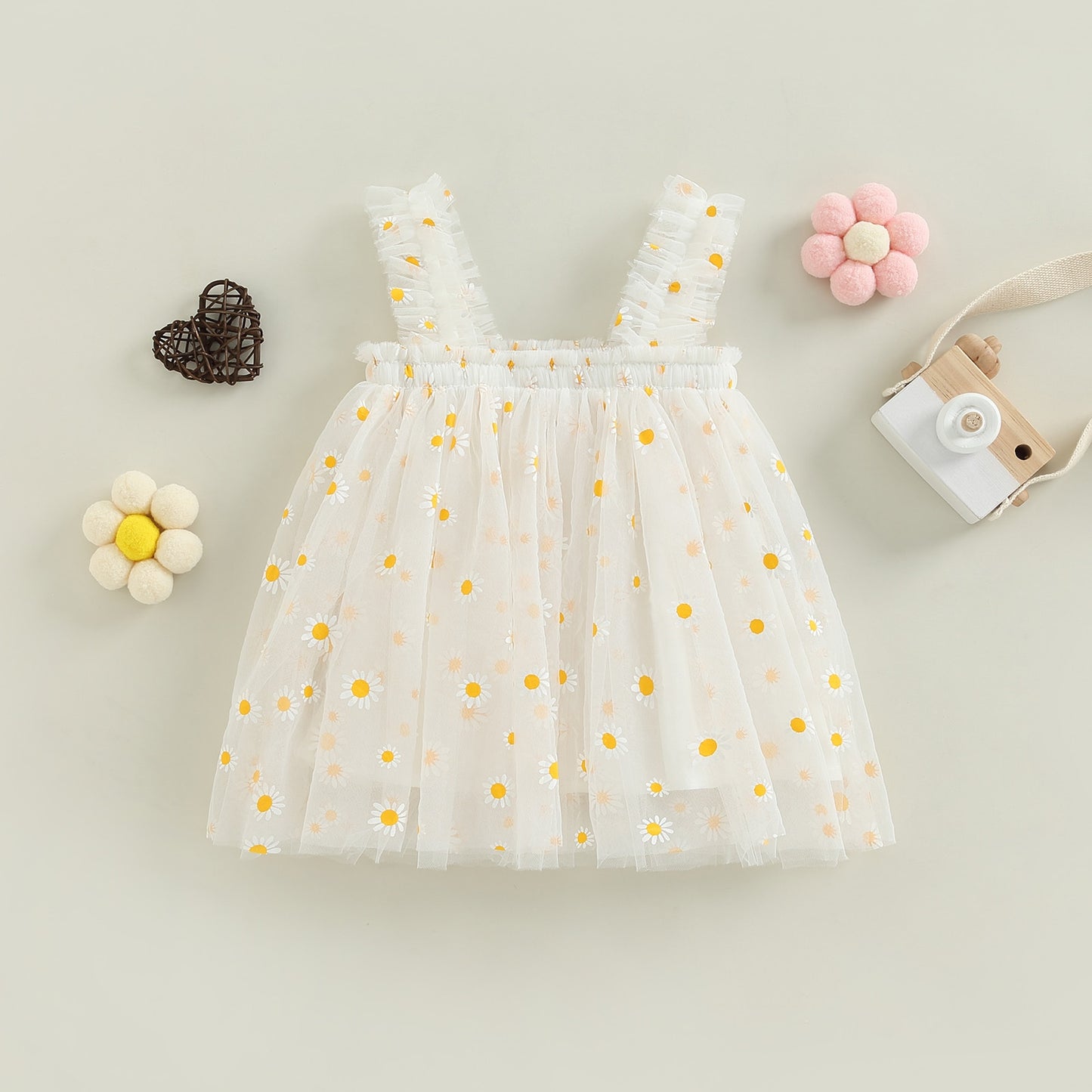 Girl's Tulle Daisy  Dresses