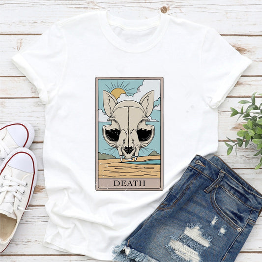 Tarot Tees! Death Valley Womens Graphic T-Shirts