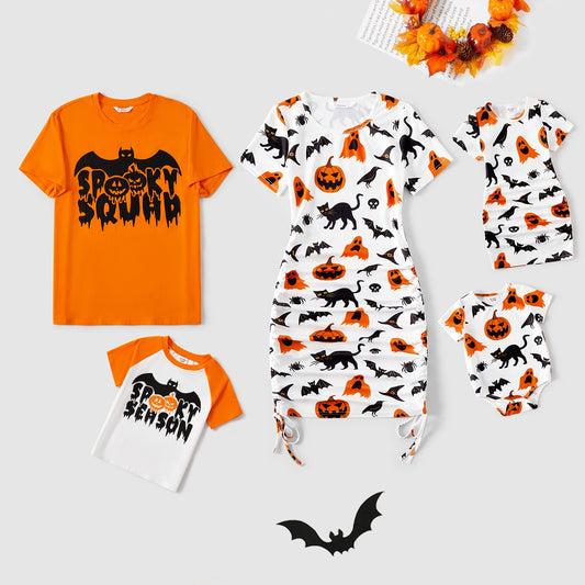 Family Matching! Halloween "Spooky Squad" Dresses, Rompers & T-Shirts