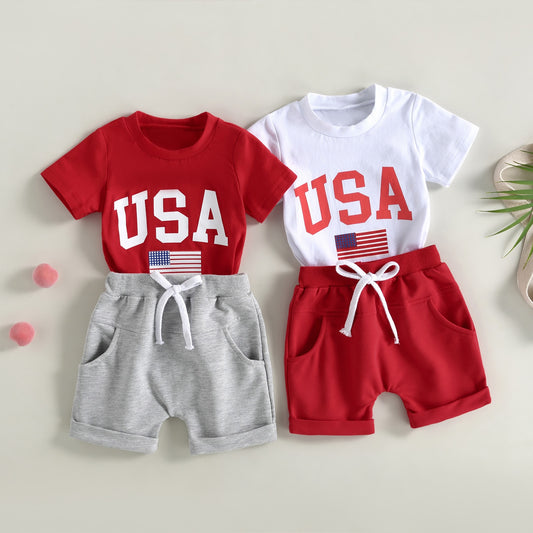 Boys Independence Day Outfit Sets