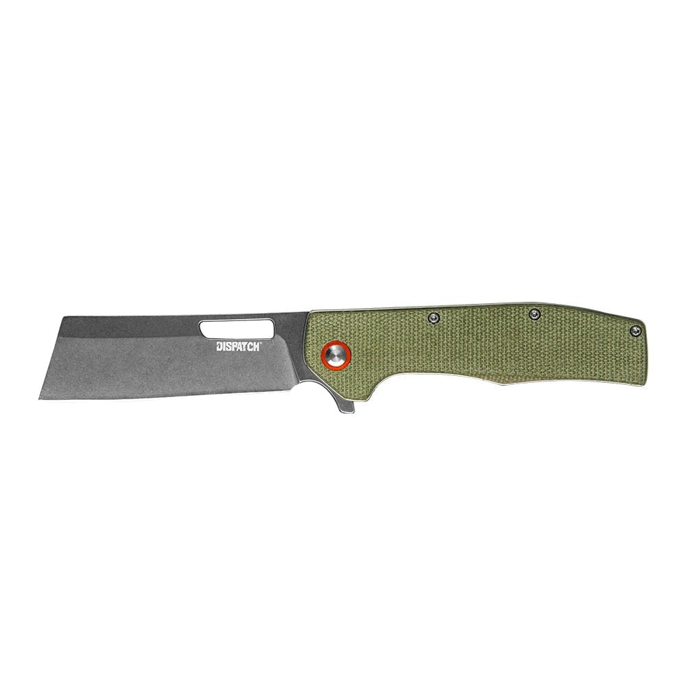 Stainless Steel Folding Pocket Knife Micarta Handle