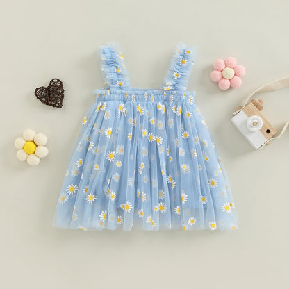 Girl's Tulle Daisy  Dresses