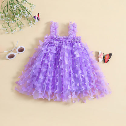 Girl's 3D Butterfly  Dresses