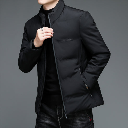 Men's Slim Fit Collar Zip Jacket