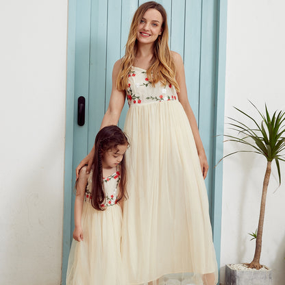 Mommy & Me! Embroidered Sleeveless Maxi Dresses & Rompers